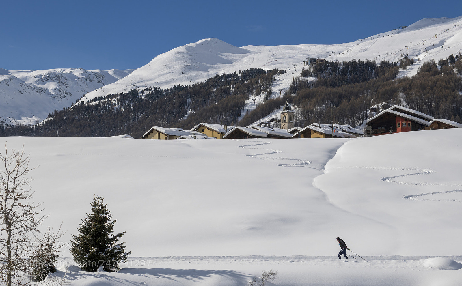 Nikon D850 sample photo. White livigno photography