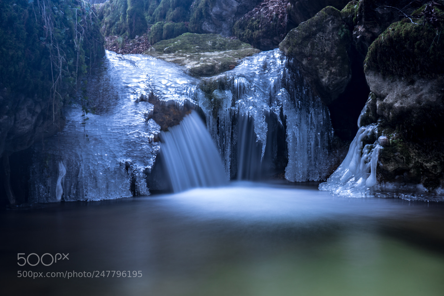 Sony a7 II sample photo. Eis-wasserfall photography