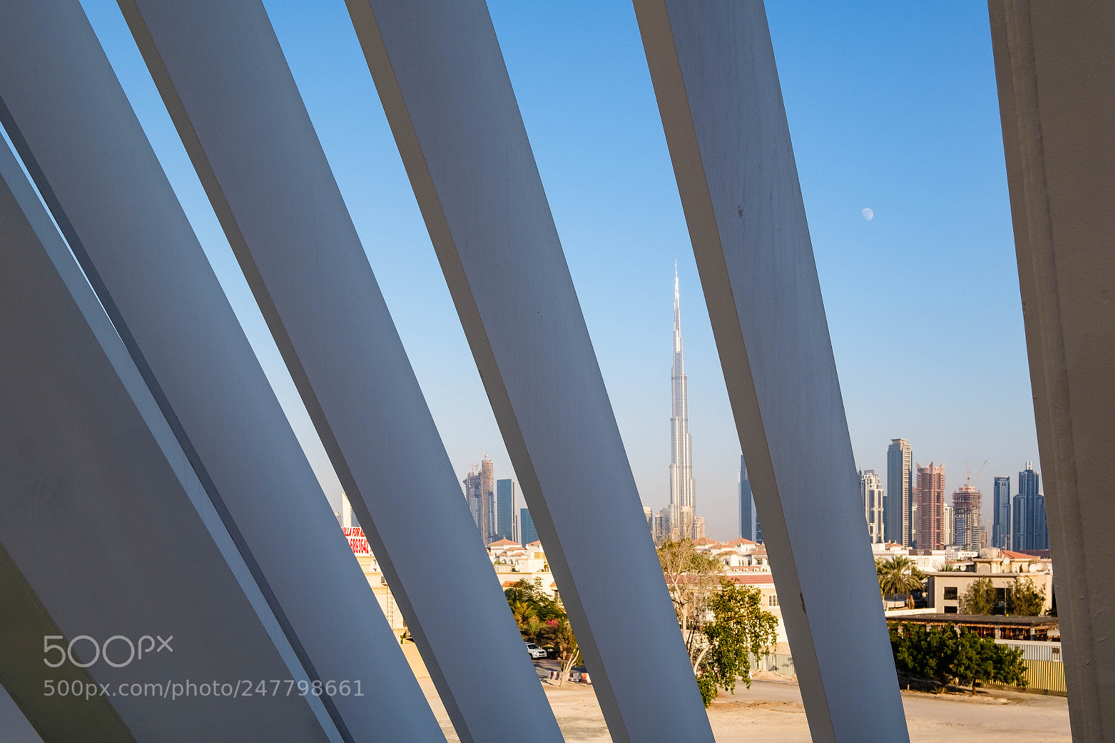 Fujifilm X-T2 sample photo. Burj khalifa keyhole view photography