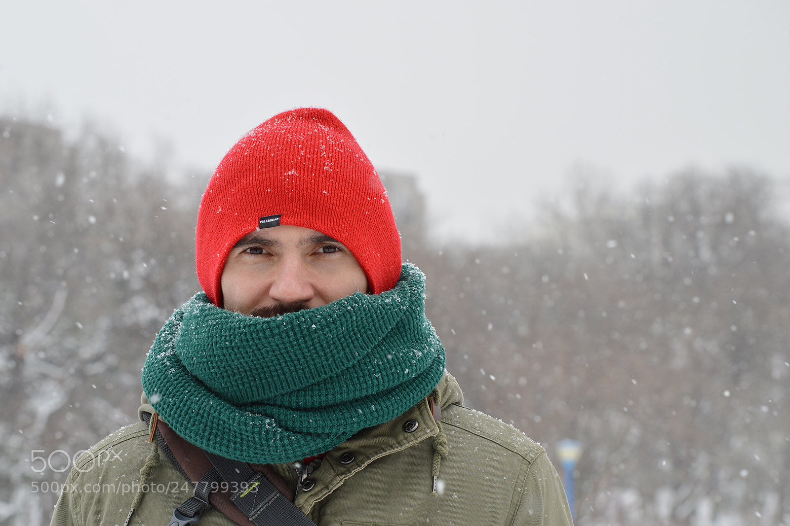 Nikon D3200 sample photo. Snowy day photography