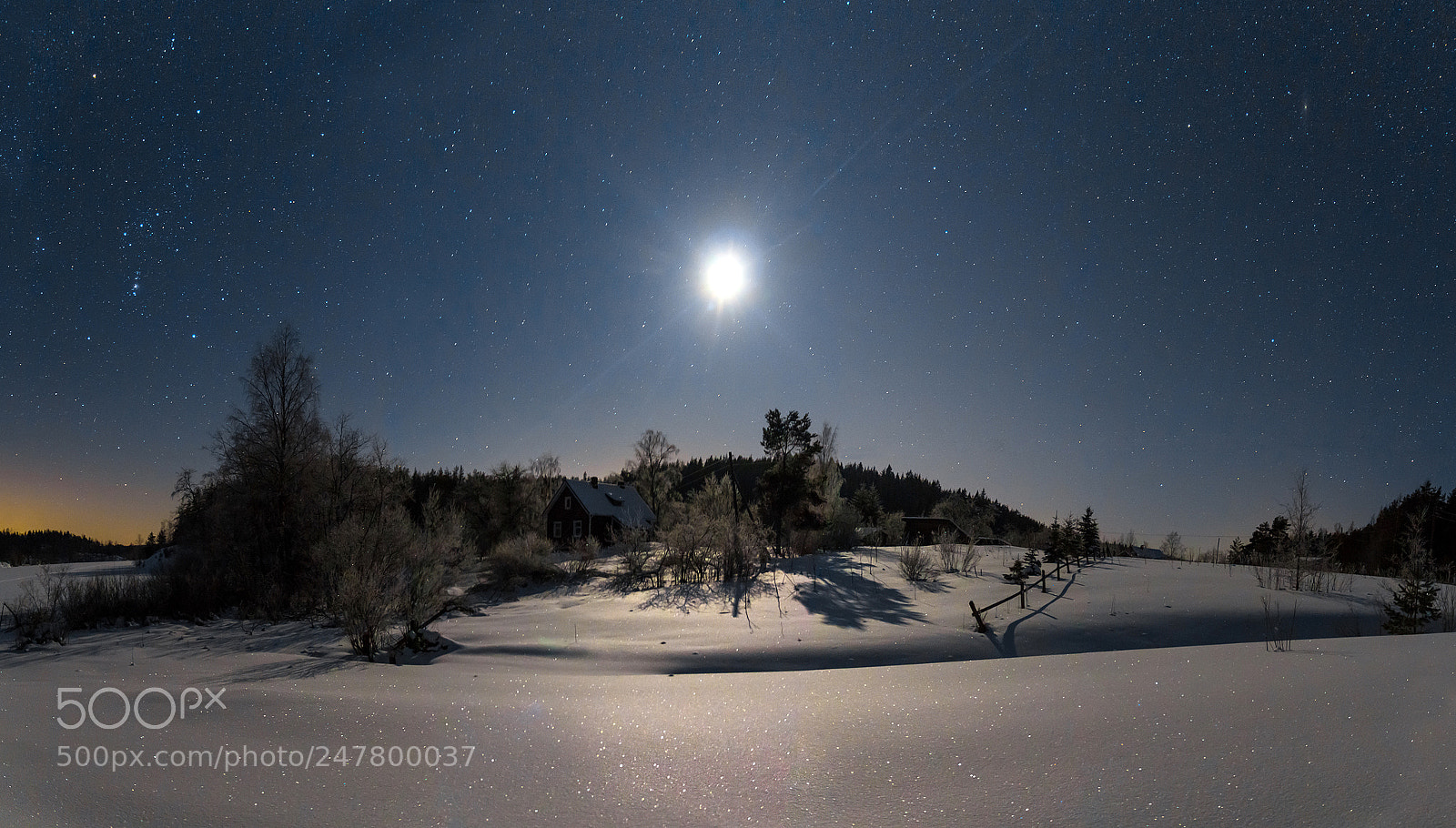Canon EOS 60D sample photo. Moonlit night photography