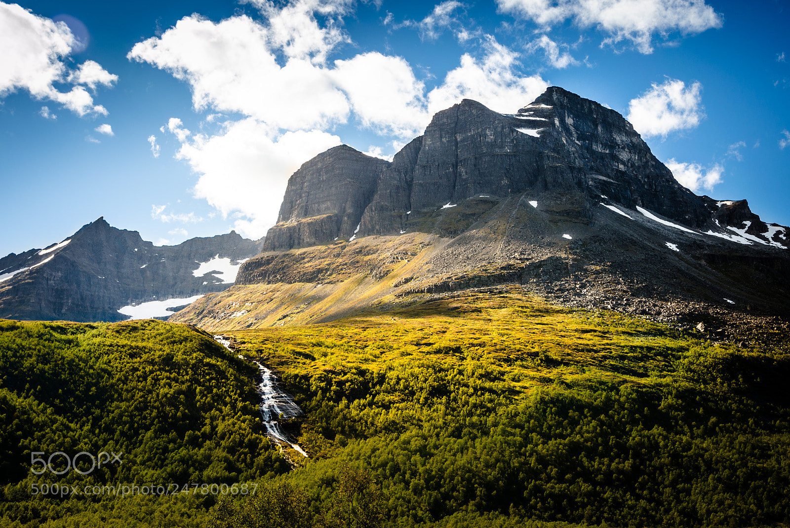 Nikon D5100 sample photo. Renndalskamman mountain photography