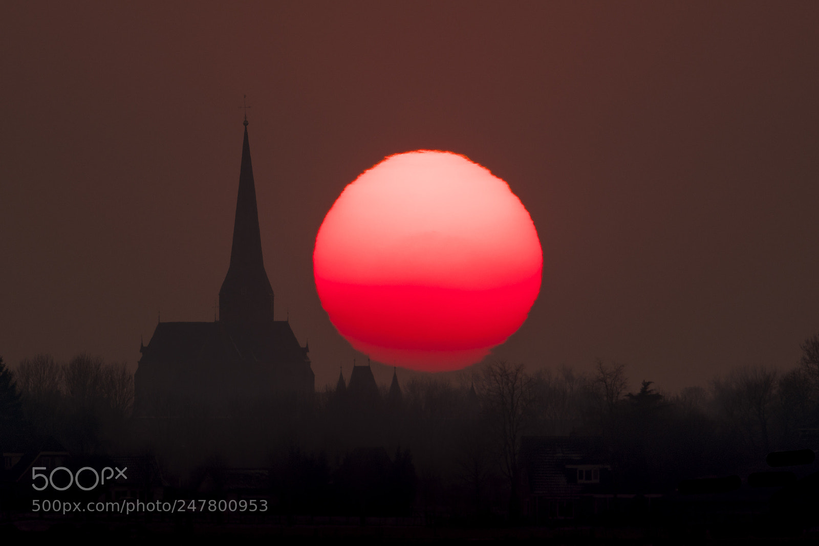 Nikon D500 sample photo. Bovenkerk kampen at sunset photography