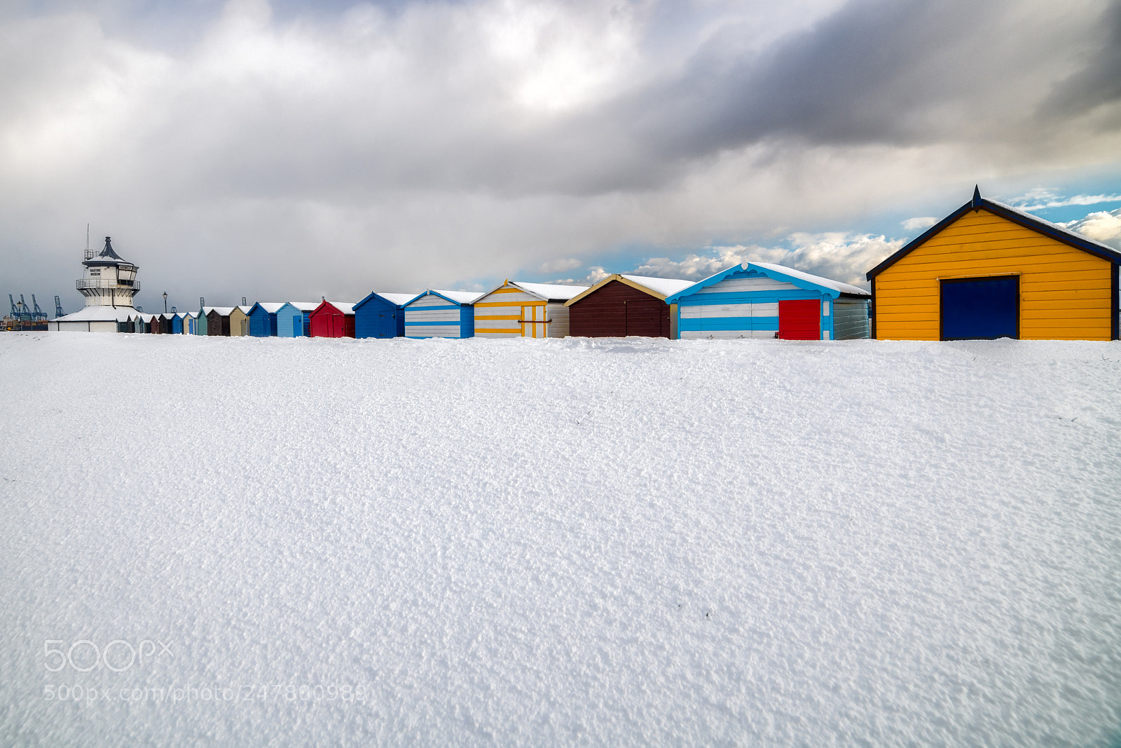 Nikon D850 sample photo. Colour and snow in photography