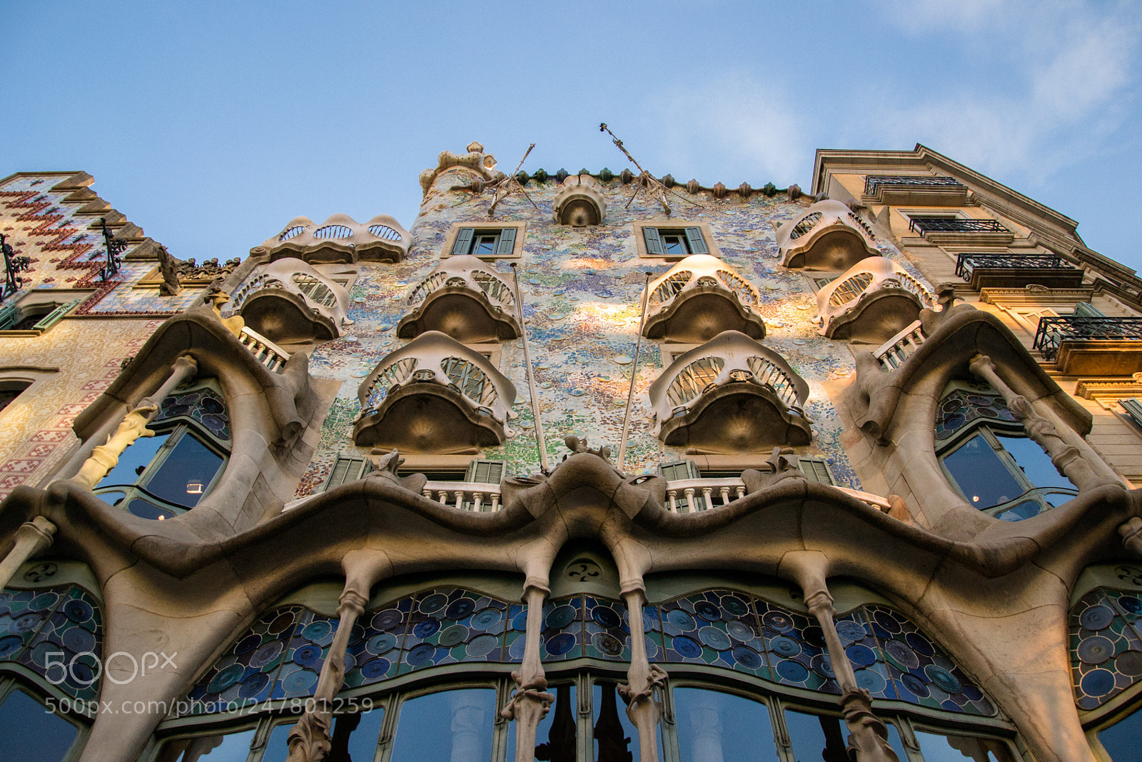 Nikon D3100 sample photo. Barcelona casa batllo photography