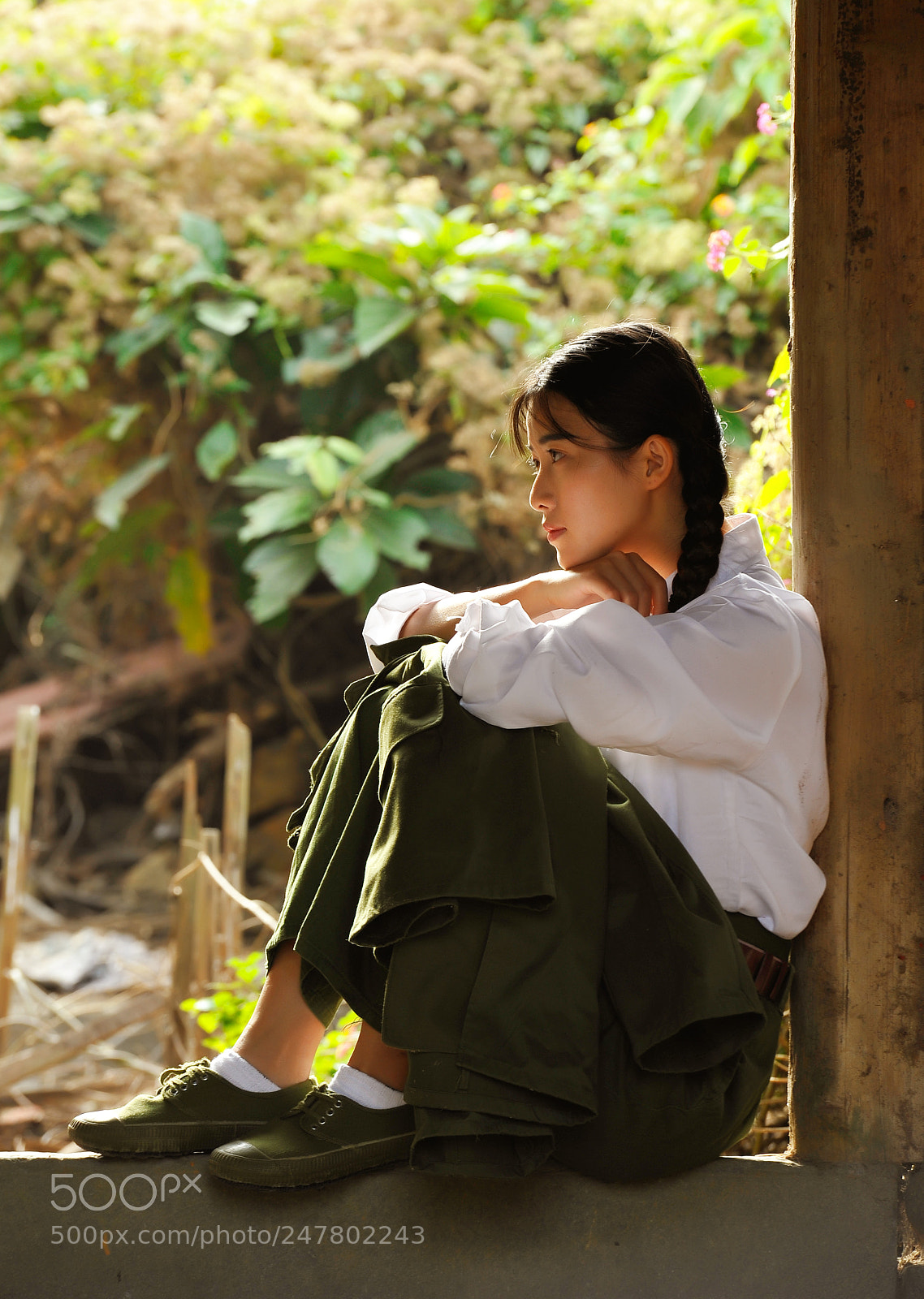 Nikon D700 sample photo. 发呆 photography