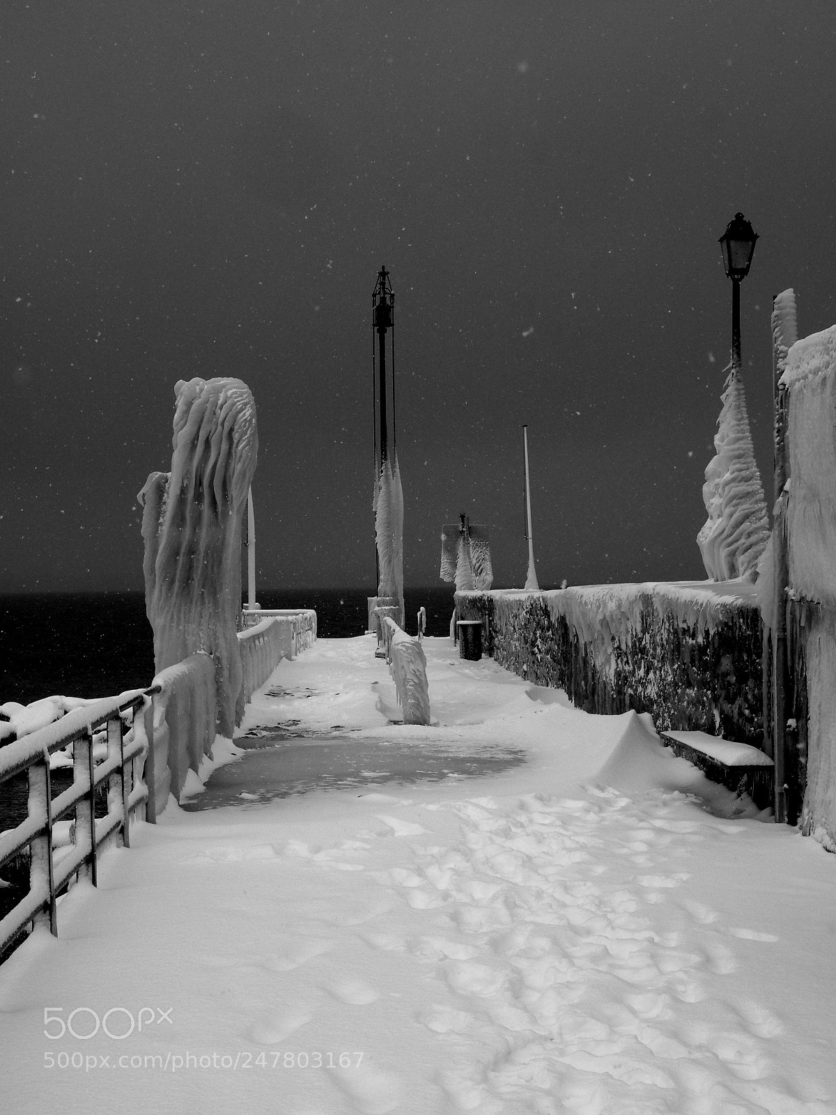 Olympus PEN E-PL6 sample photo. Ice and snow photography