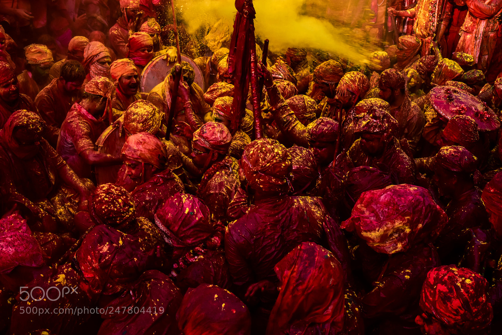 Nikon D810 sample photo. Samaj at holi festival photography