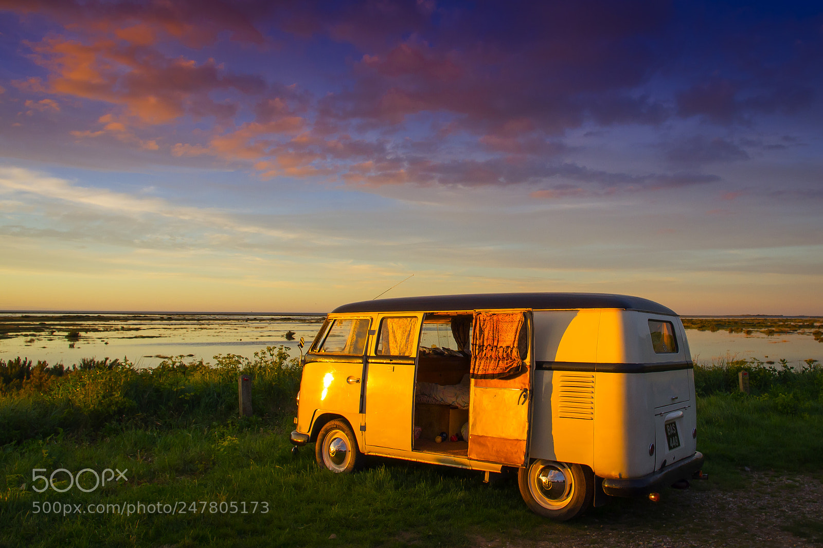 Pentax K-5 sample photo. Stiffkey camper van photography