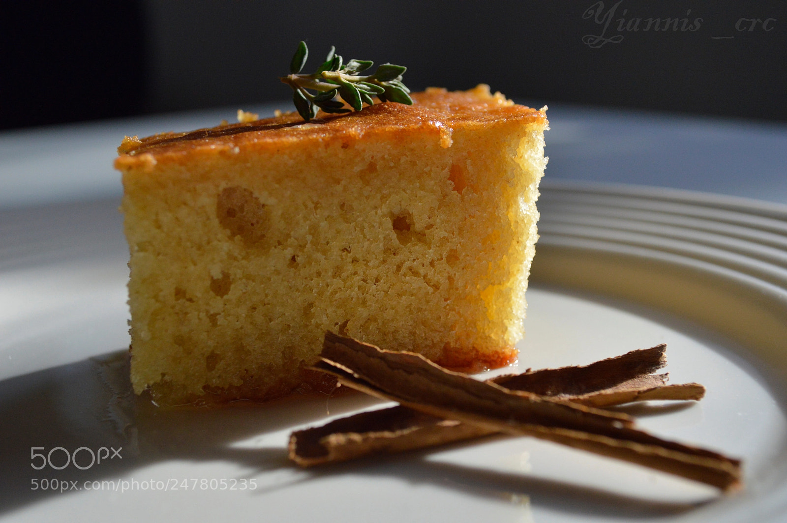 Nikon D3200 sample photo. Greek revani dessert photography