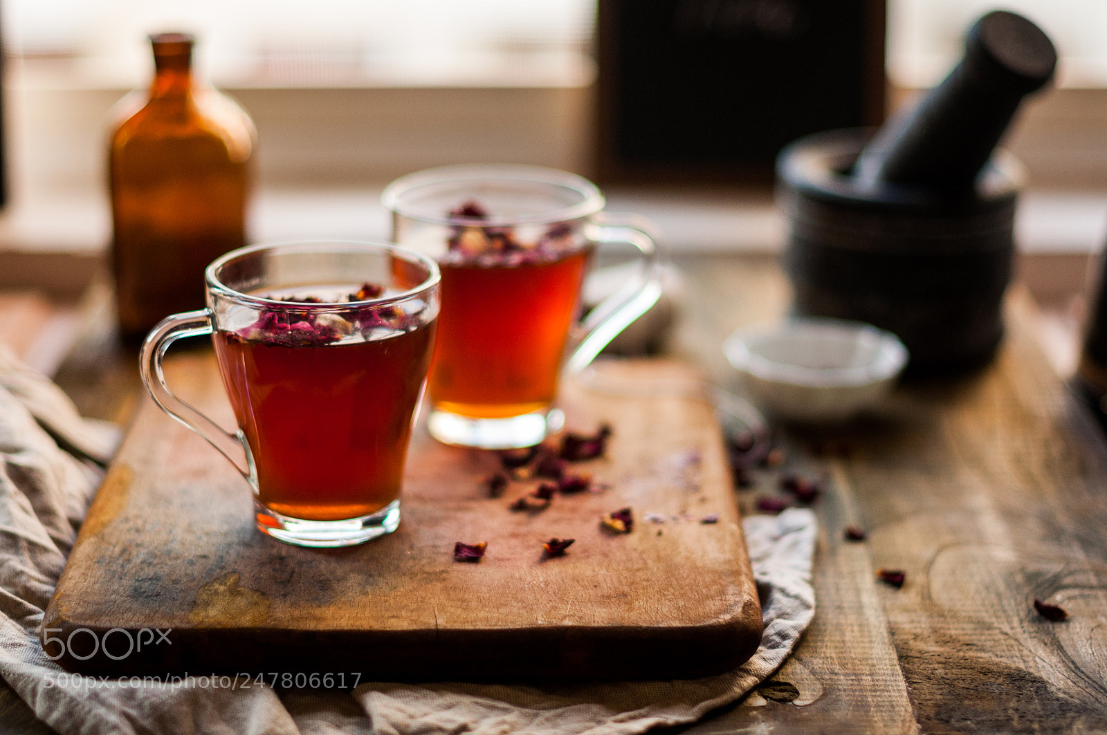 Nikon D90 sample photo. Rose tea photography