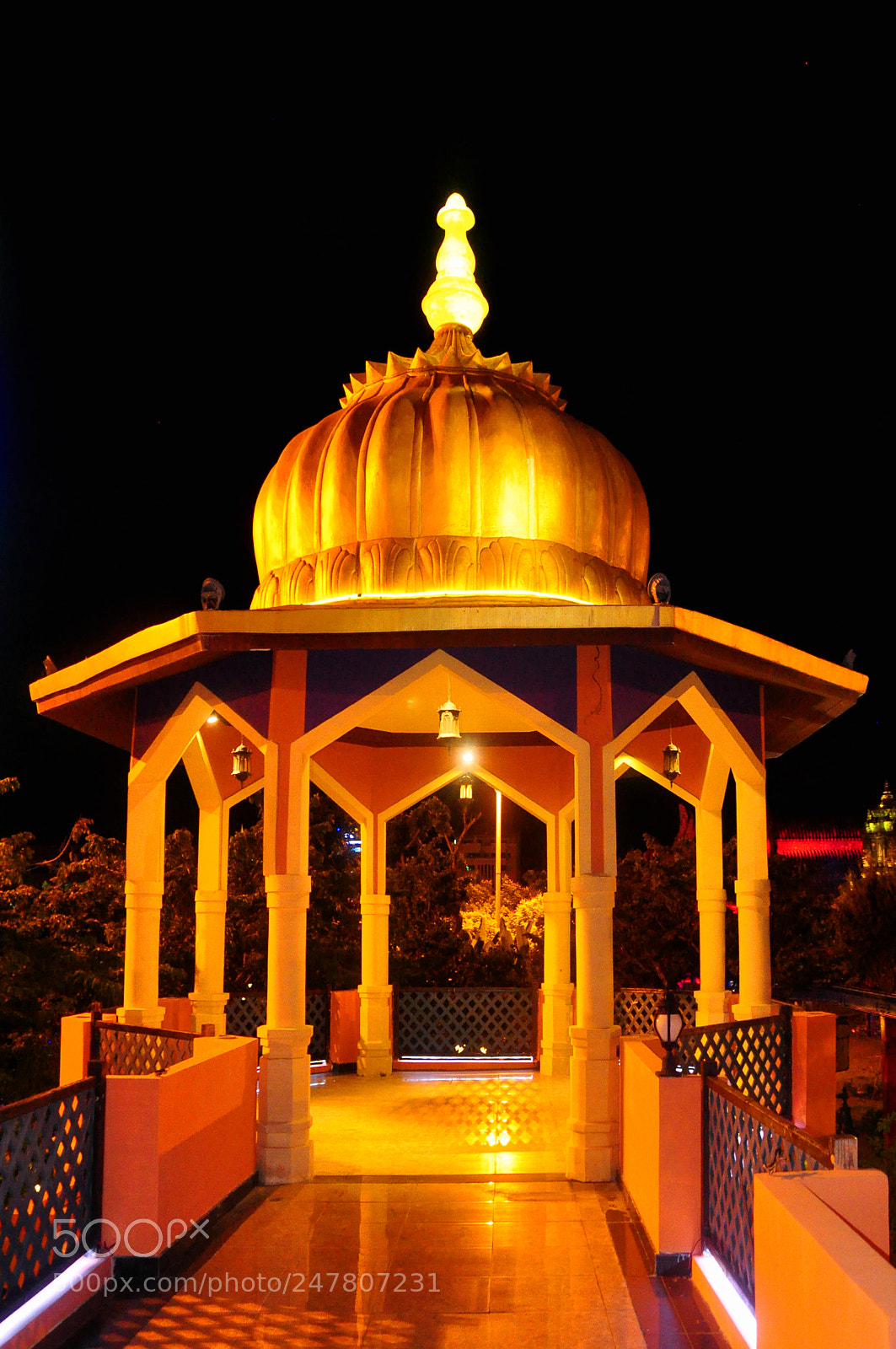 Nikon D90 sample photo. Night view photography