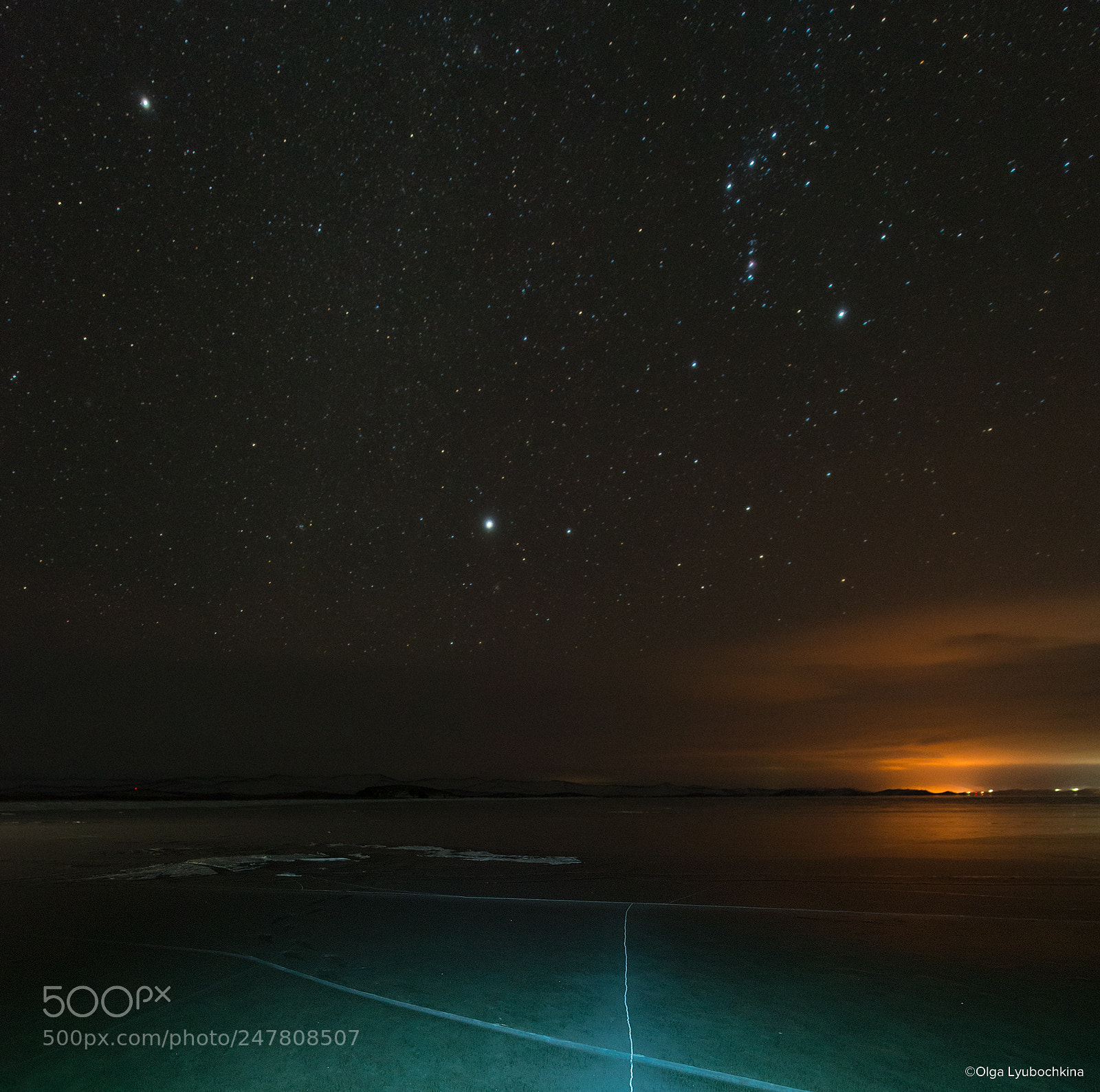 Nikon D800 sample photo. Starry sky over crack photography