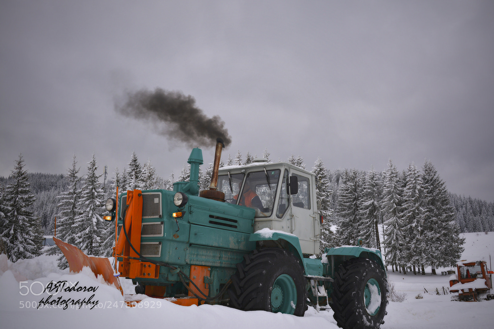 Nikon D5200 sample photo. Bulldozer photography