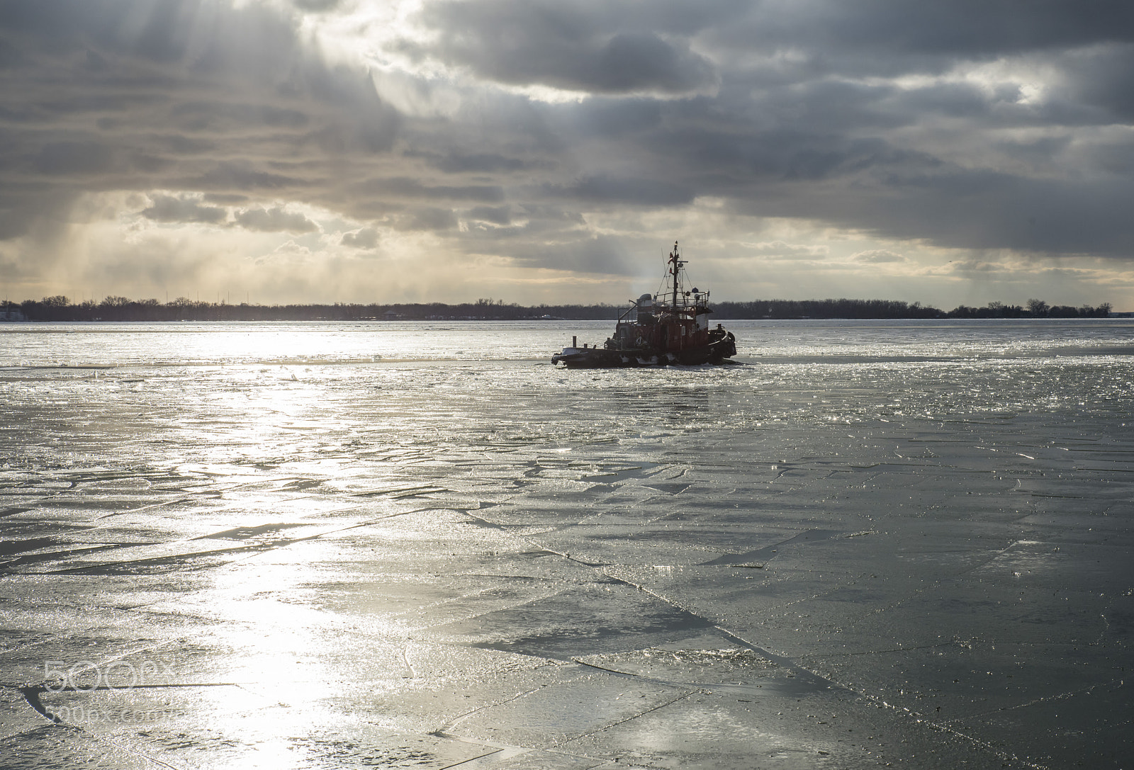 Nikon D810 sample photo. Icebreaker in the harbour photography