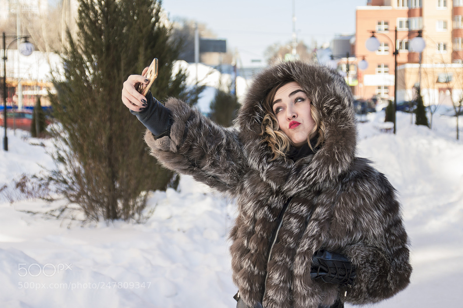 Canon EOS 650D (EOS Rebel T4i / EOS Kiss X6i) sample photo. Winter selfie photography
