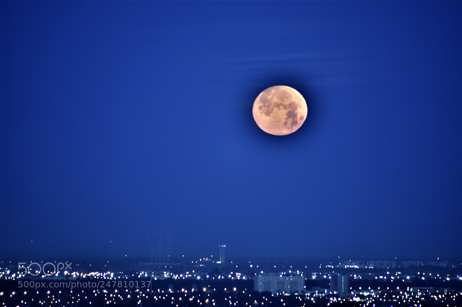 Nikon D3400 sample photo. Moonset photography