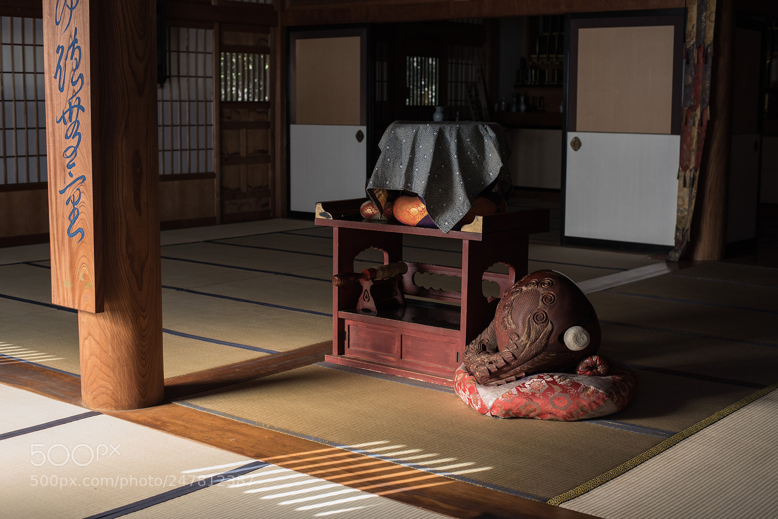 Nikon D810 sample photo. Interior of a temple photography