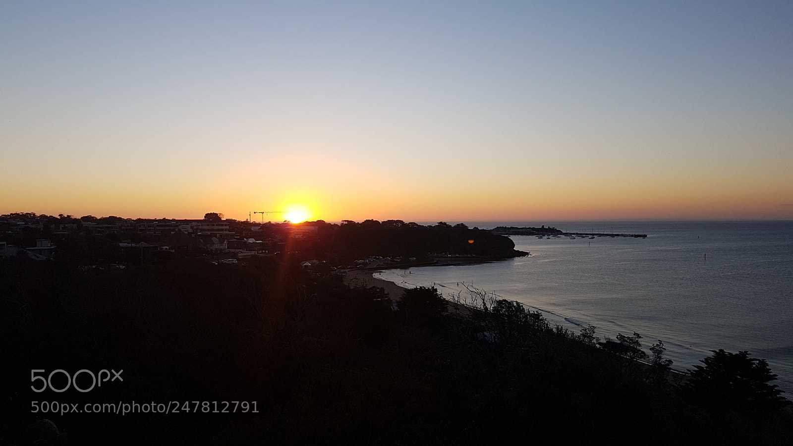 Samsung Galaxy S7 Edge sample photo. Mornington sunset photography