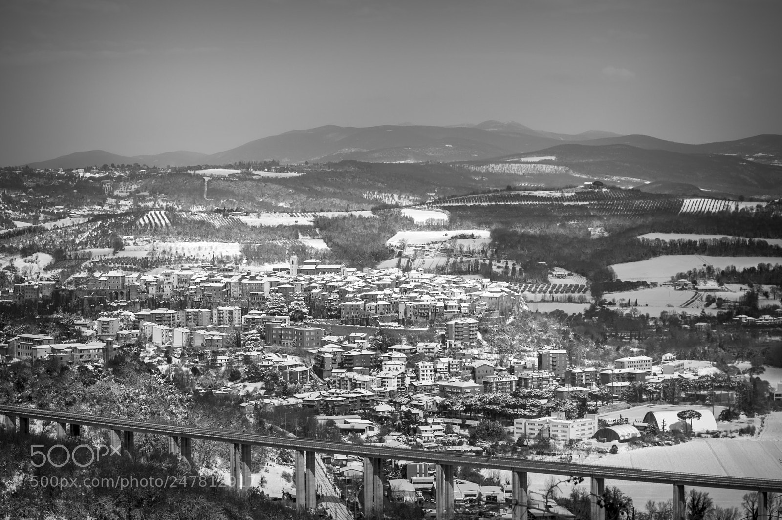 Nikon D3200 sample photo. Black, white and snow photography