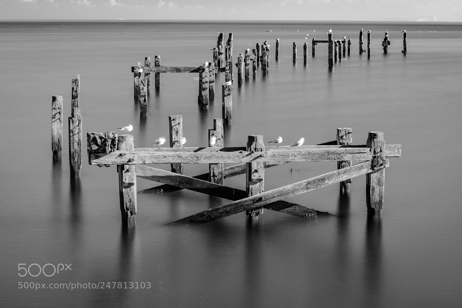 Nikon D800 sample photo. Old pier at swanage photography