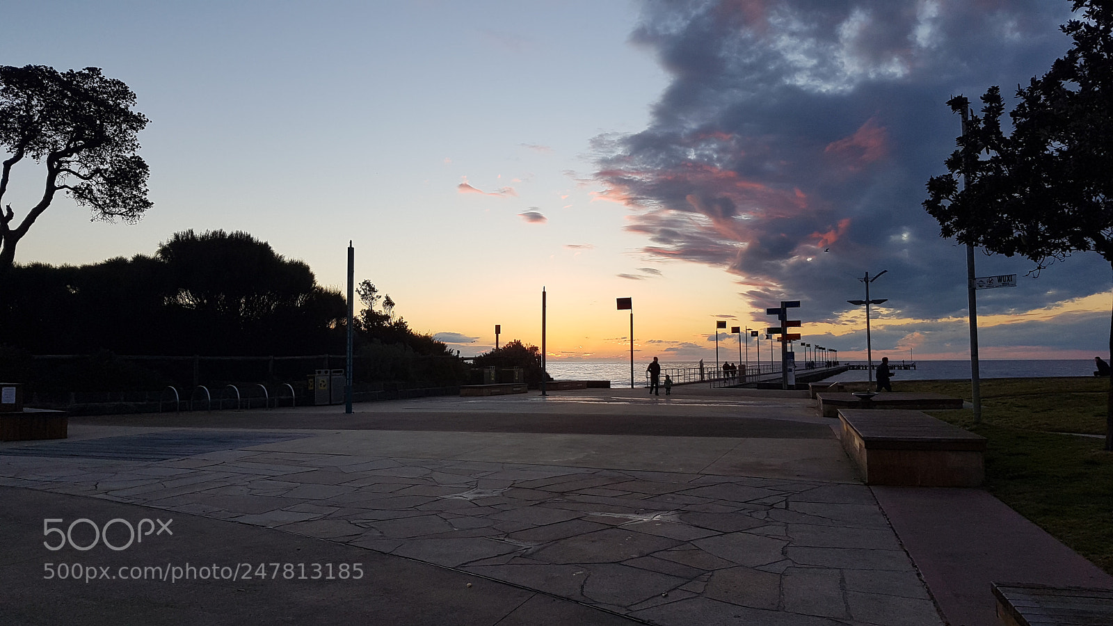 Samsung Galaxy S7 Edge sample photo. Frankston sunset photography