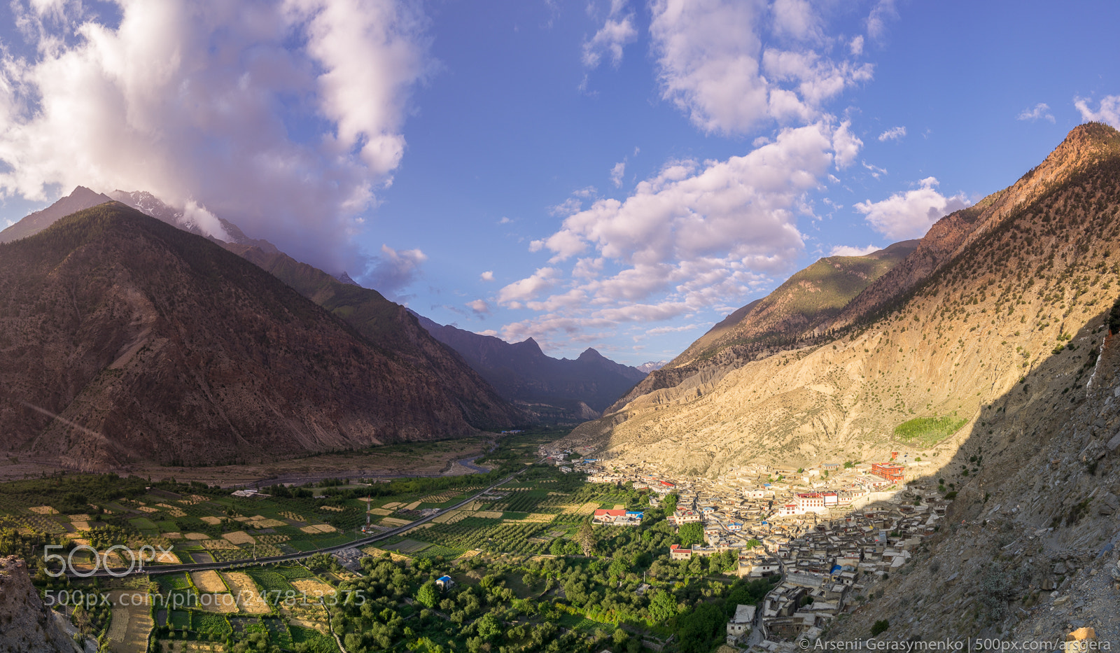 Sony a7R sample photo. Marpha village in mustang photography