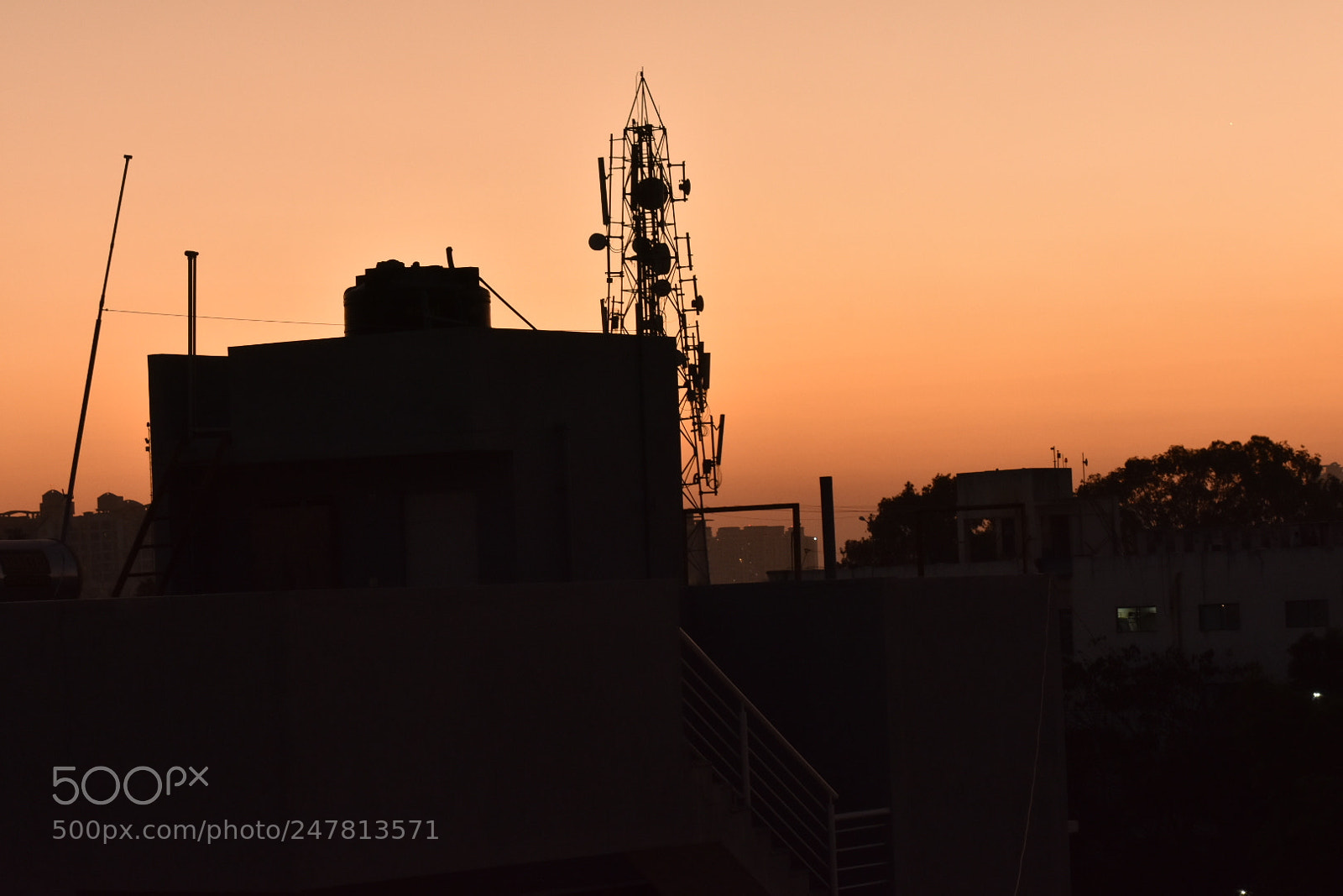 Nikon D3400 sample photo. Sunset from city photography