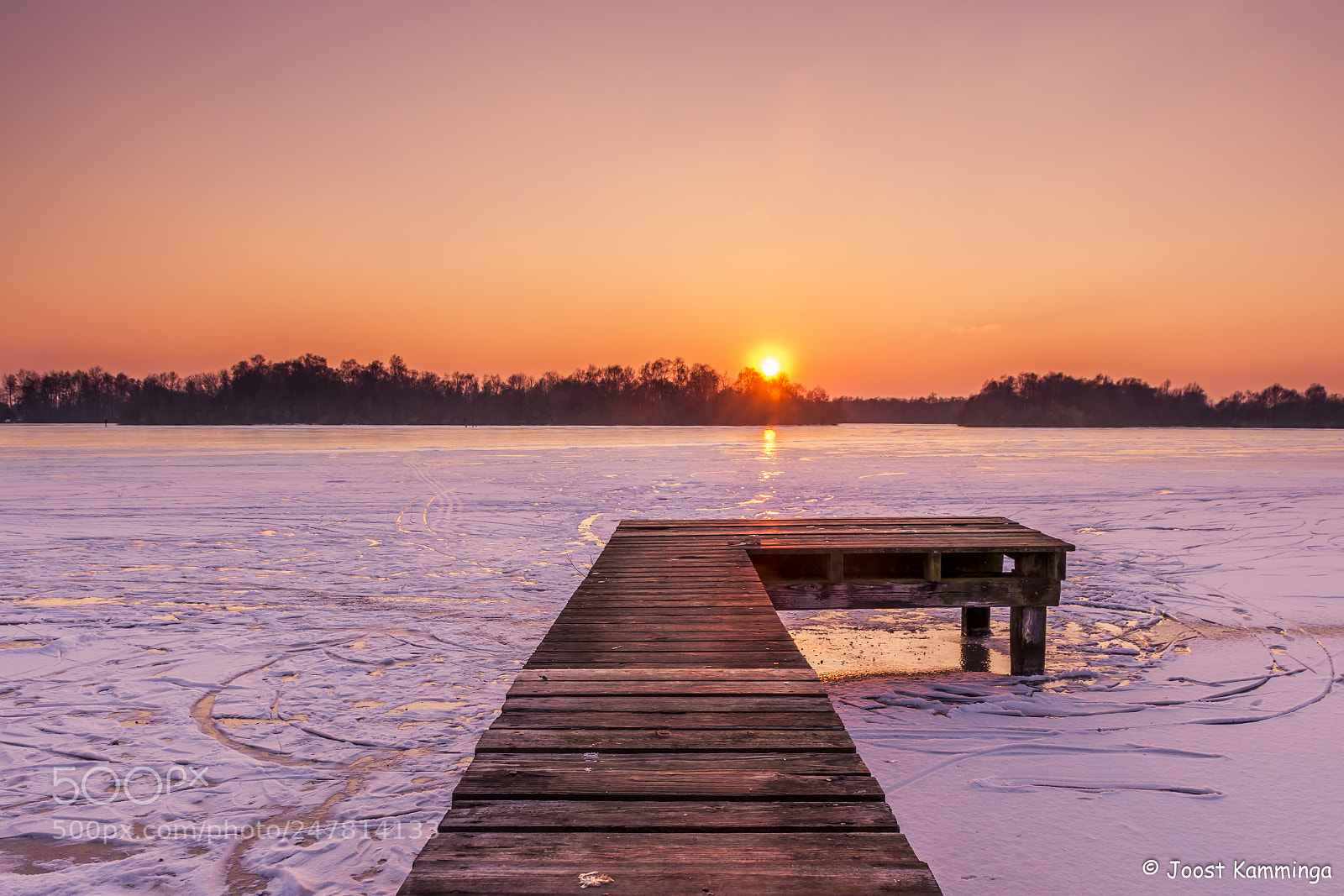 Nikon D7200 sample photo. Frozen lake photography