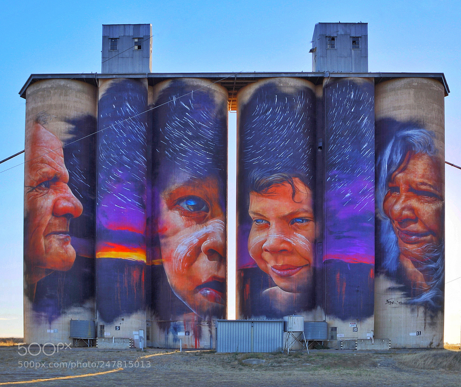Canon EOS 80D sample photo. Sheep hills grain silos photography