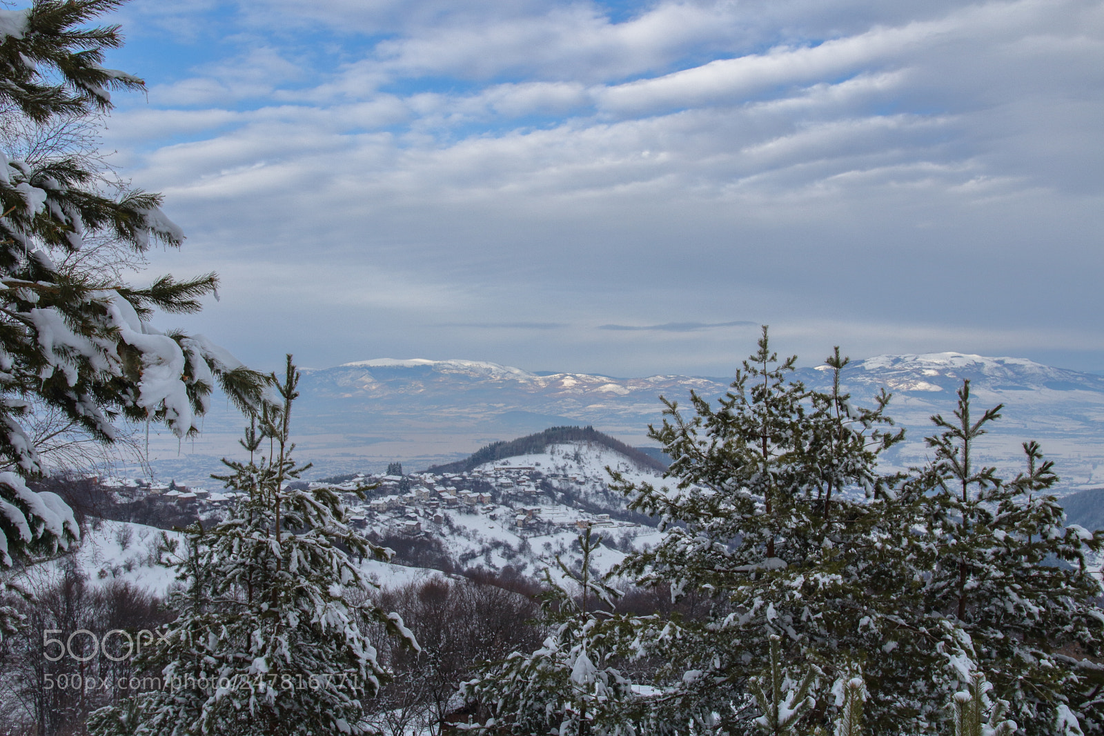 Canon EOS 100D (EOS Rebel SL1 / EOS Kiss X7) sample photo. Winter village.jpg photography