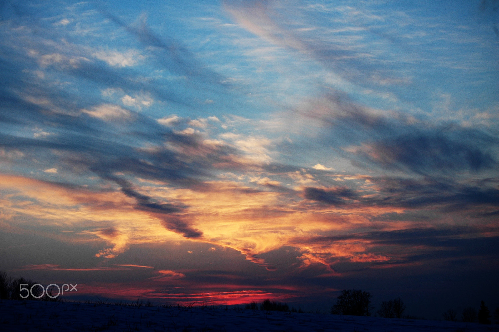 Nikon D70 sample photo. Sundown in bavaria ii photography