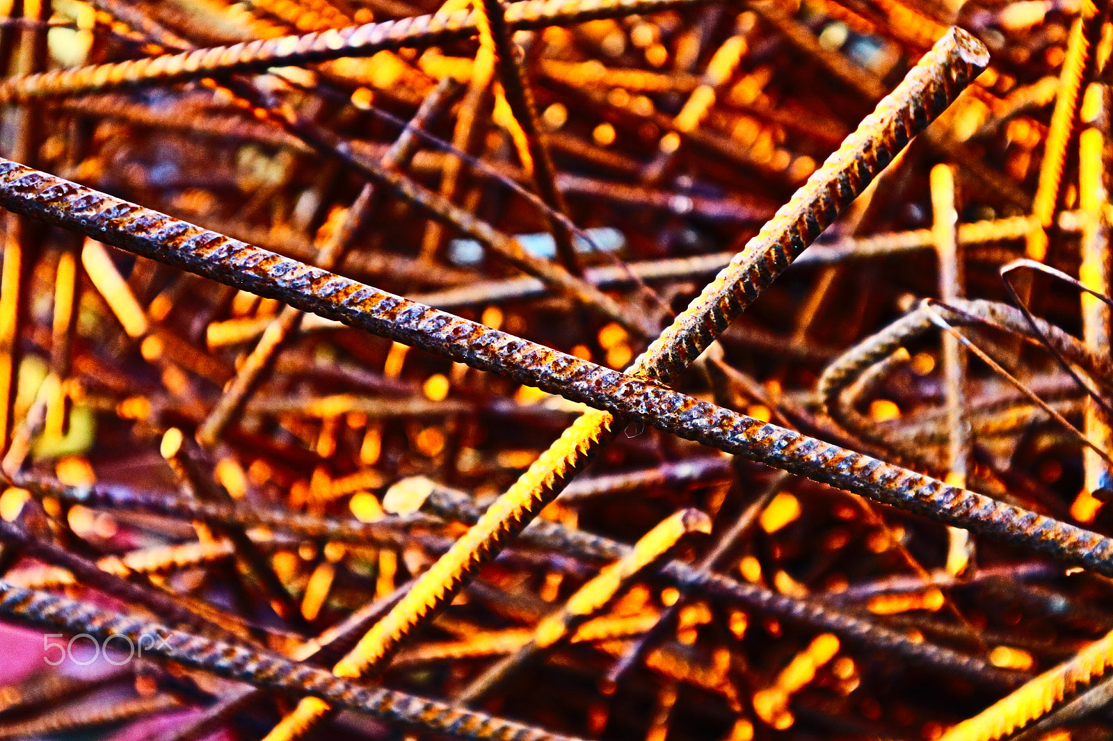 Canon EOS M10 sample photo. Rusty iron poles iii photography