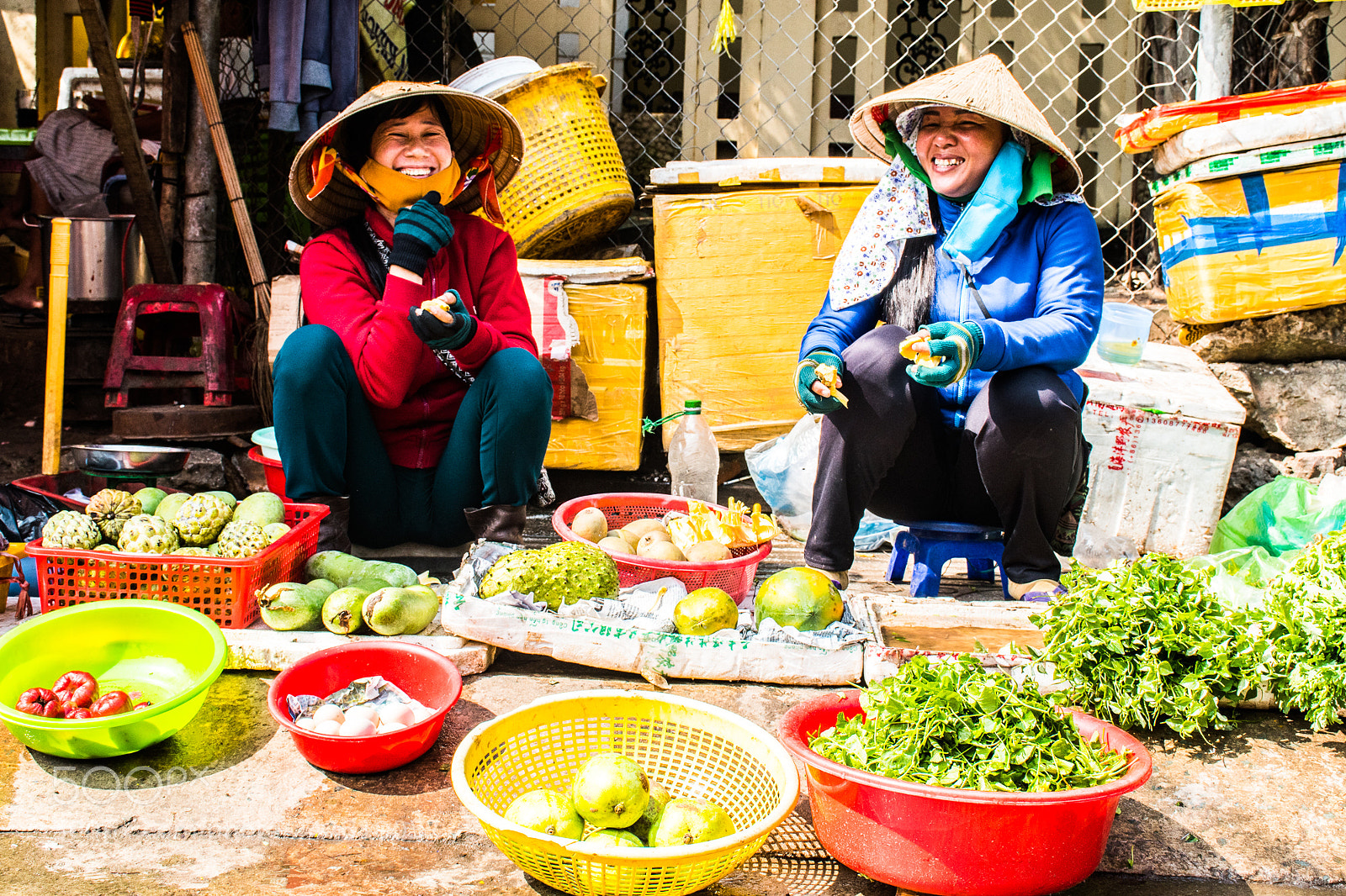 Nikon D5600 sample photo. Asian local food market photography