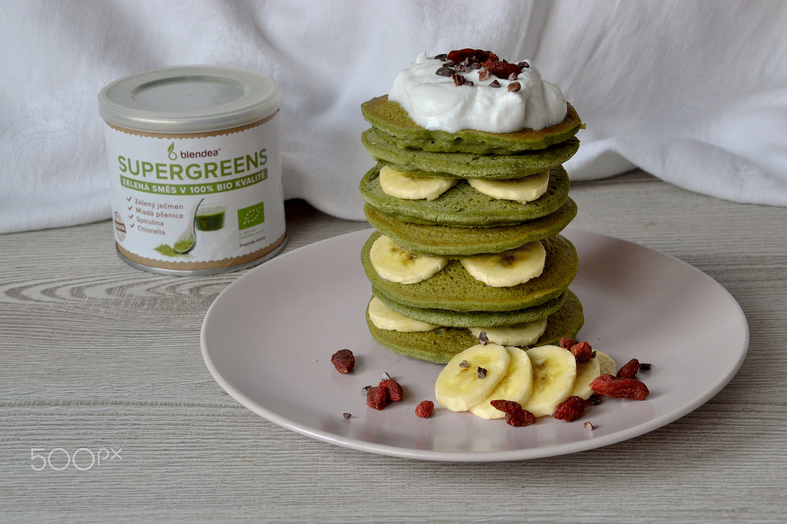 Nikon D3100 sample photo. Vegan pancakes photography