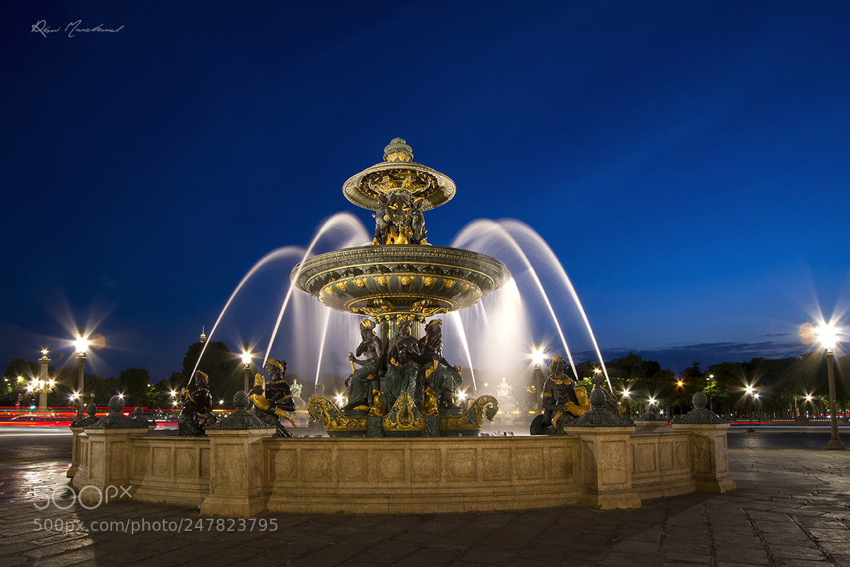 Canon EOS 7D sample photo. La fontaine des mers photography