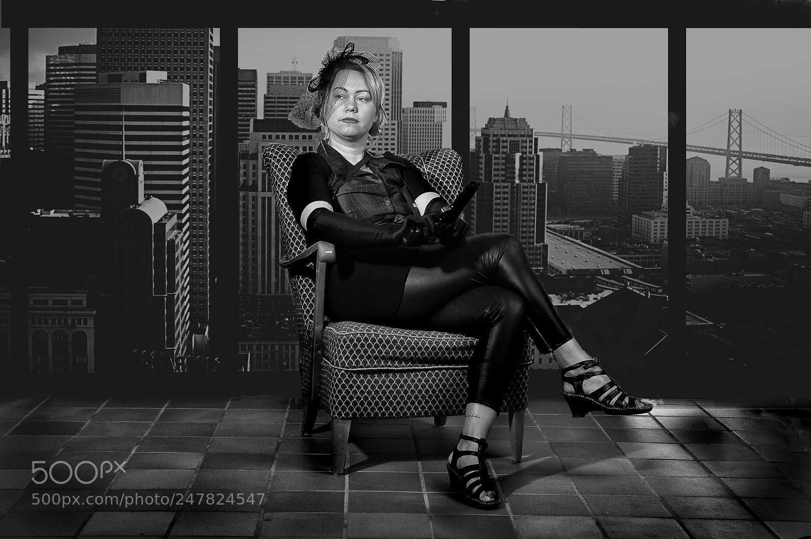 Nikon D700 sample photo. Film noir photography
