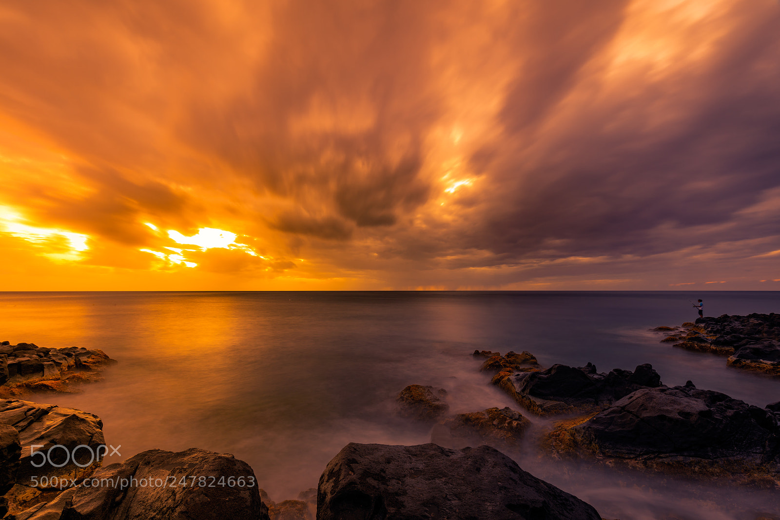 Canon EOS 5DS sample photo. Fishing at sundown photography
