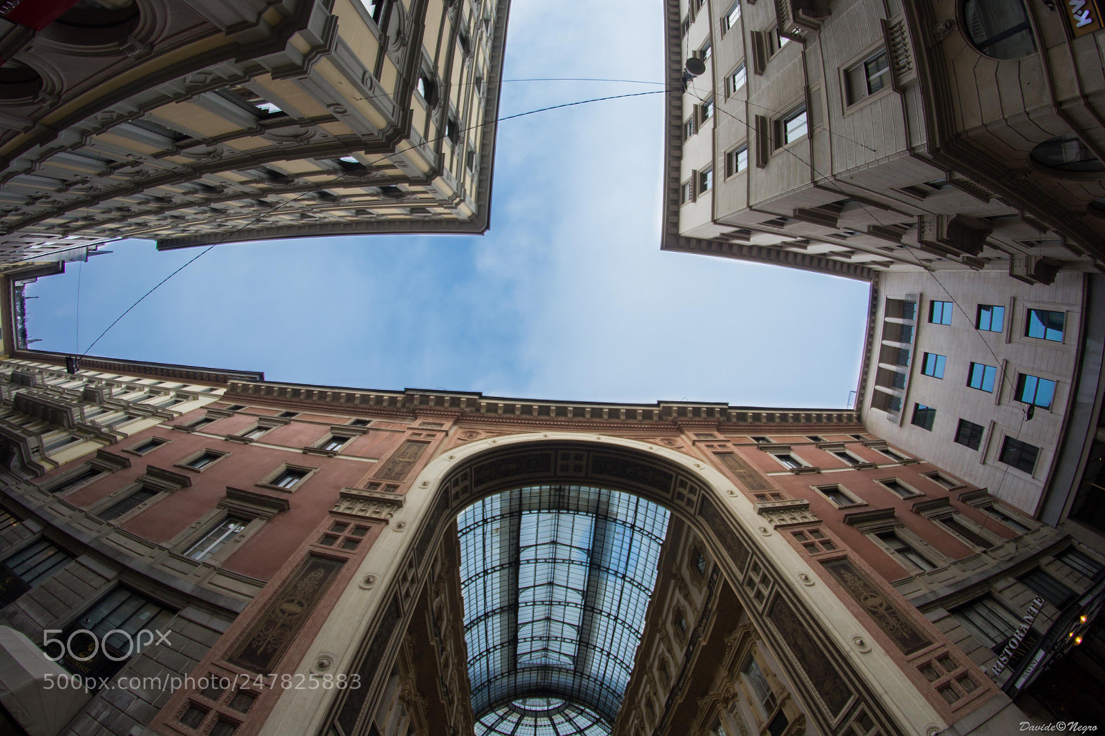 Nikon D3100 sample photo. Galleria e cielo photography