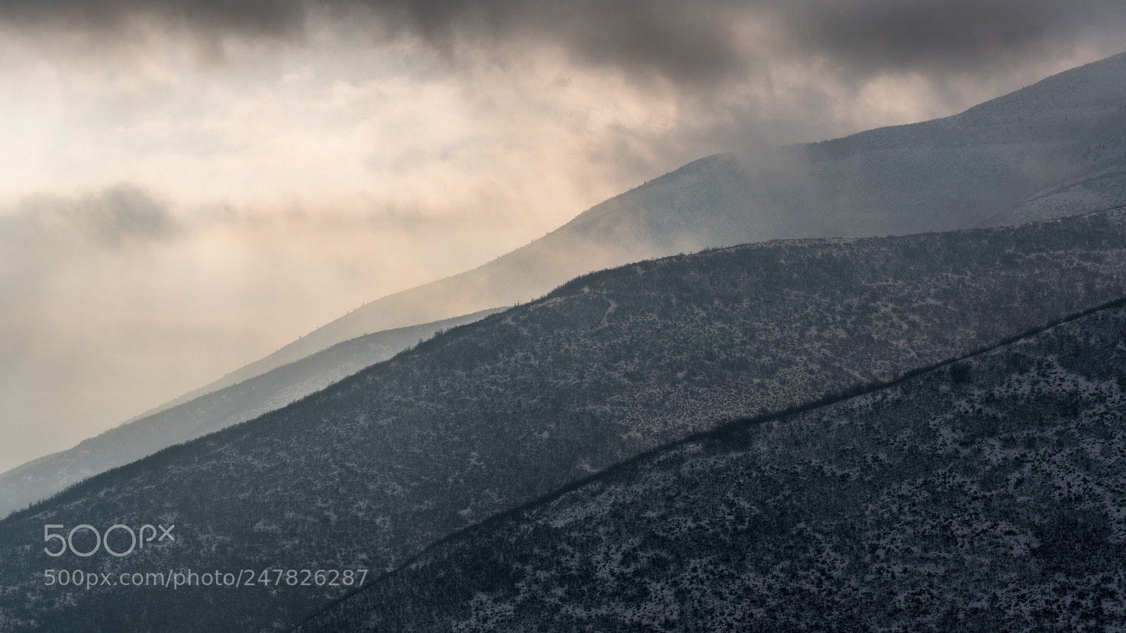 Sony a6300 sample photo. Cloudy wasatch photography