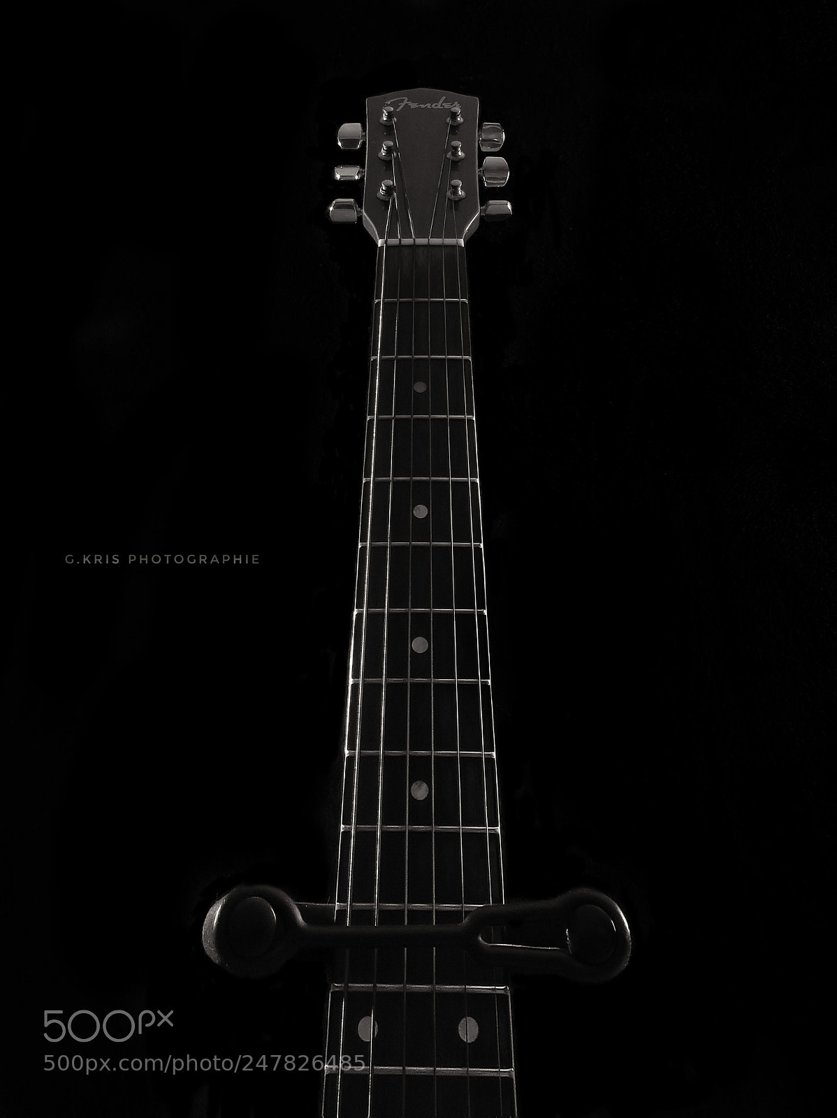 Canon PowerShot SX60 HS sample photo. Dark guitar photography