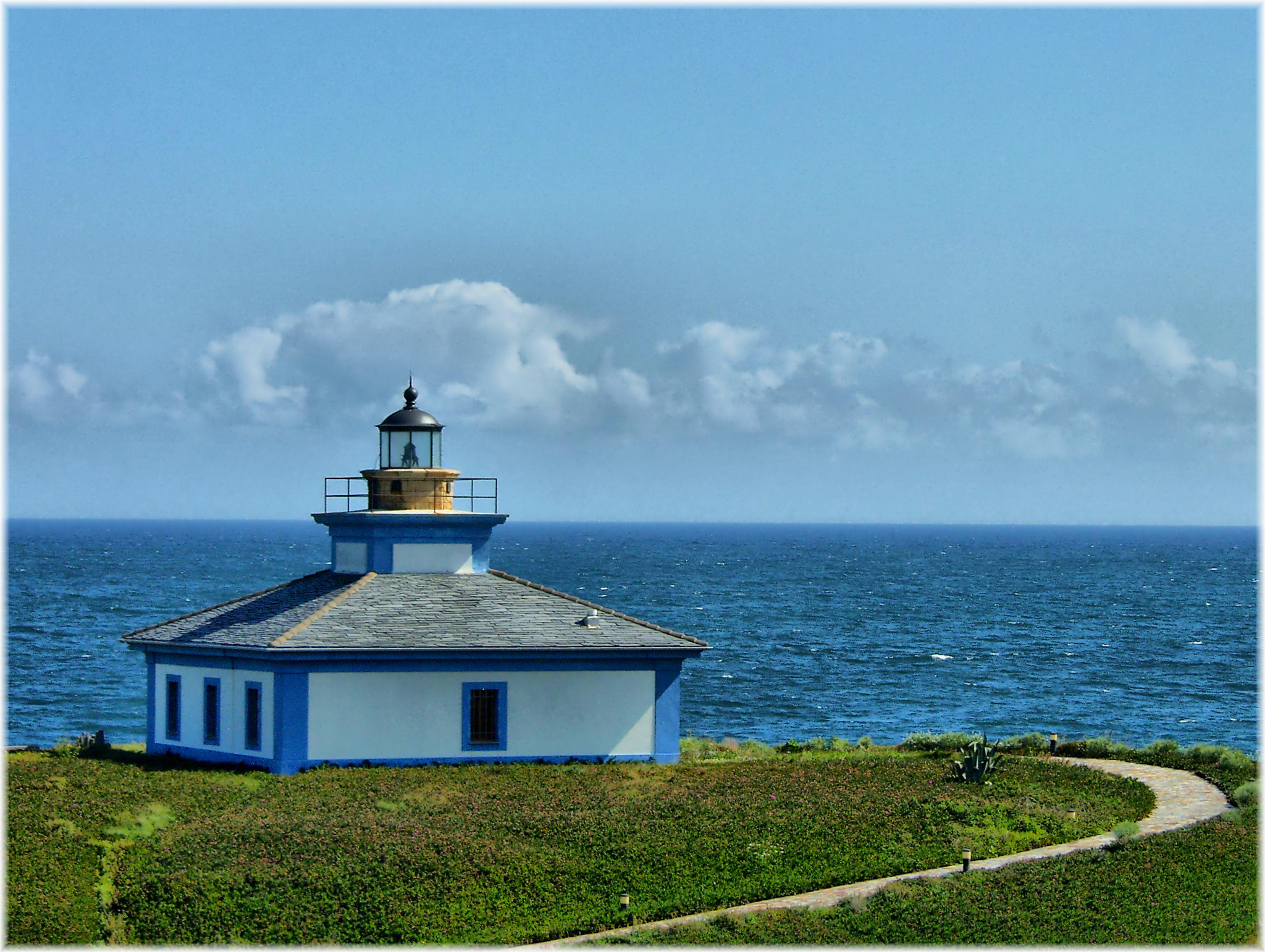 Samsung Pro 815 sample photo. Faro de isla pancha en ribadeo (lugo) photography