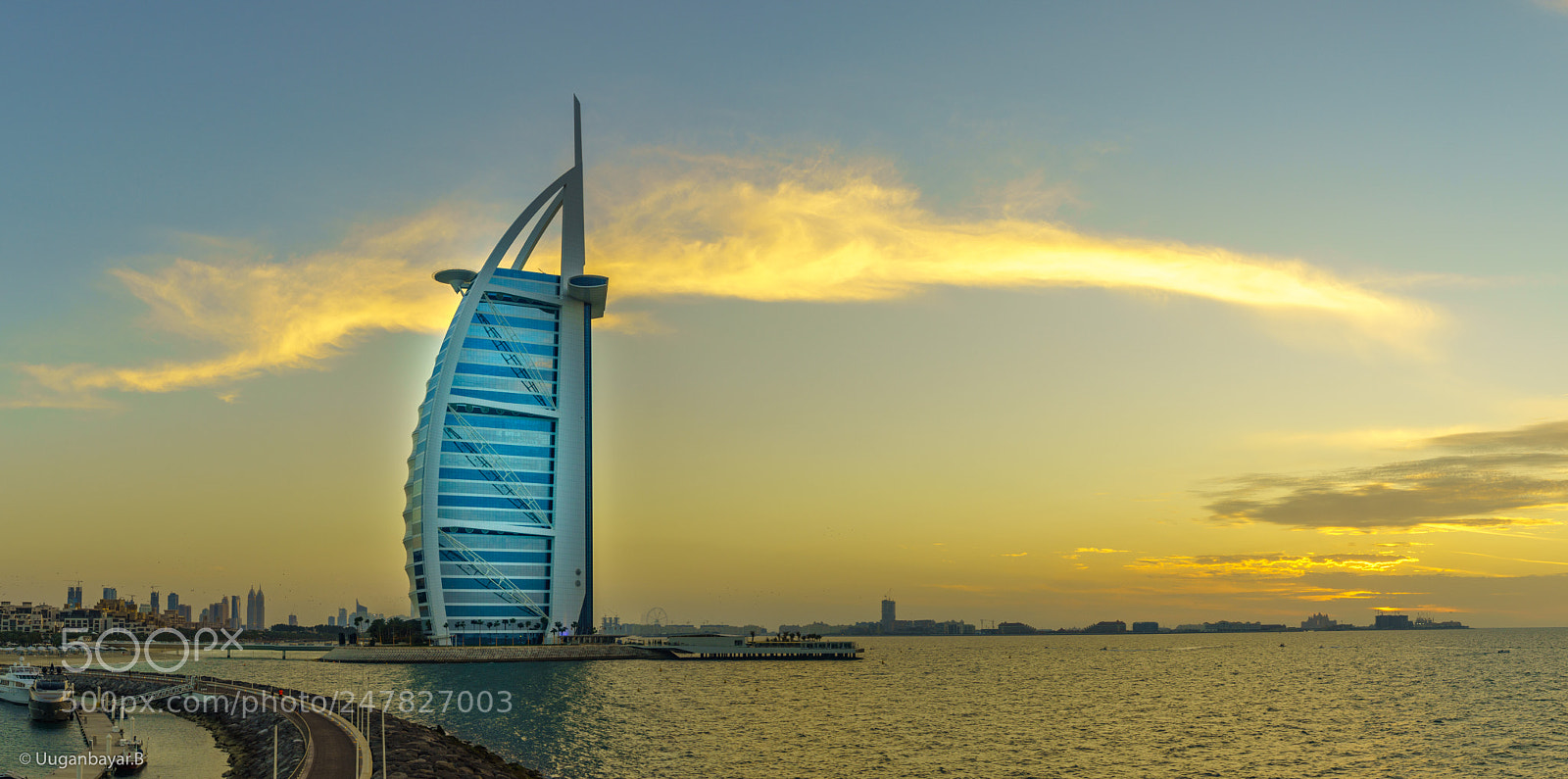 Sony a7R II sample photo. Burj al arab photography