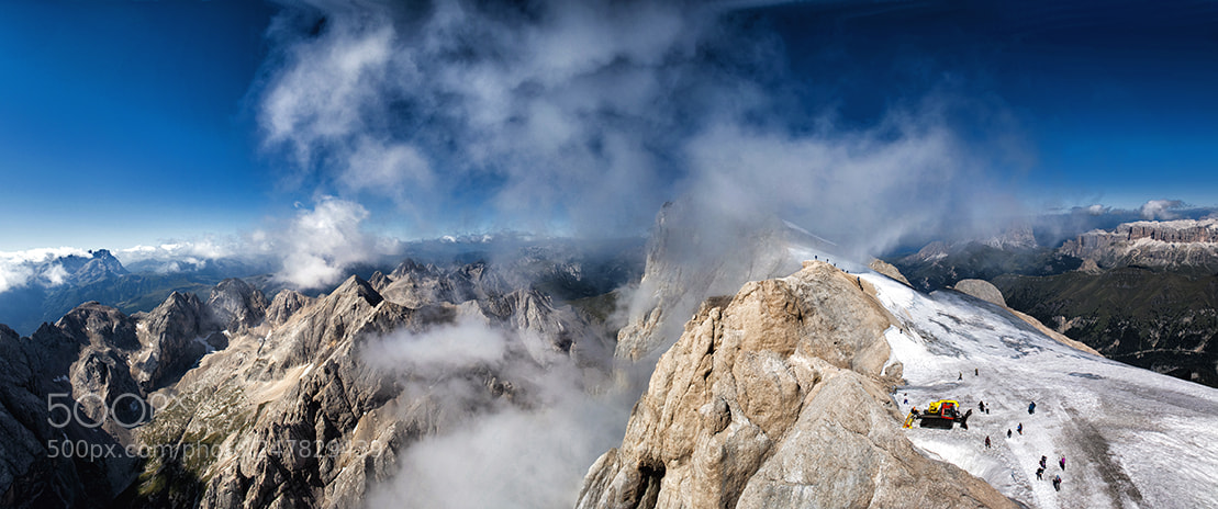 Nikon D5000 sample photo. Punta rocca - marmolada photography