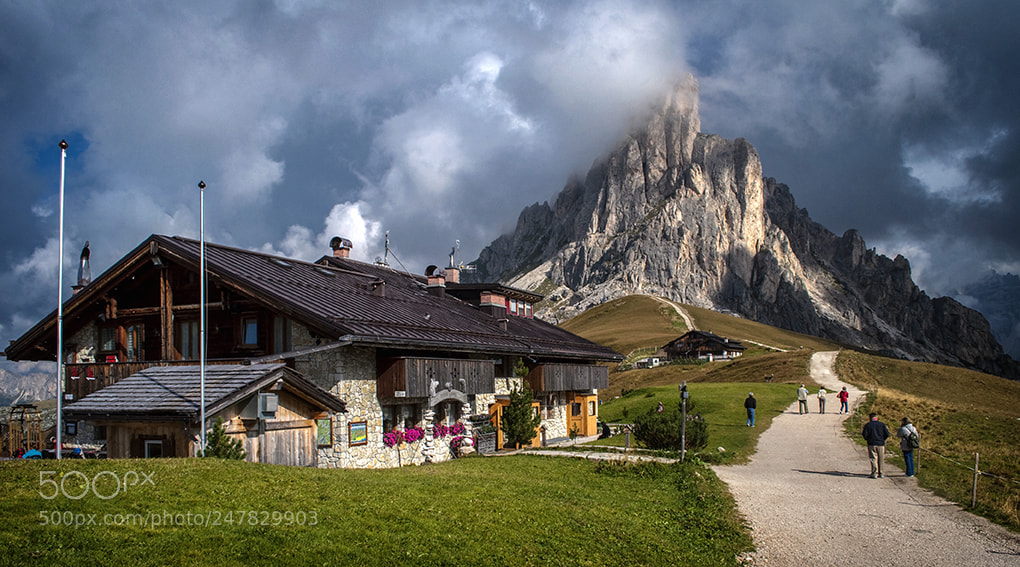 Nikon D5000 sample photo. Dolomiti - passo giau photography