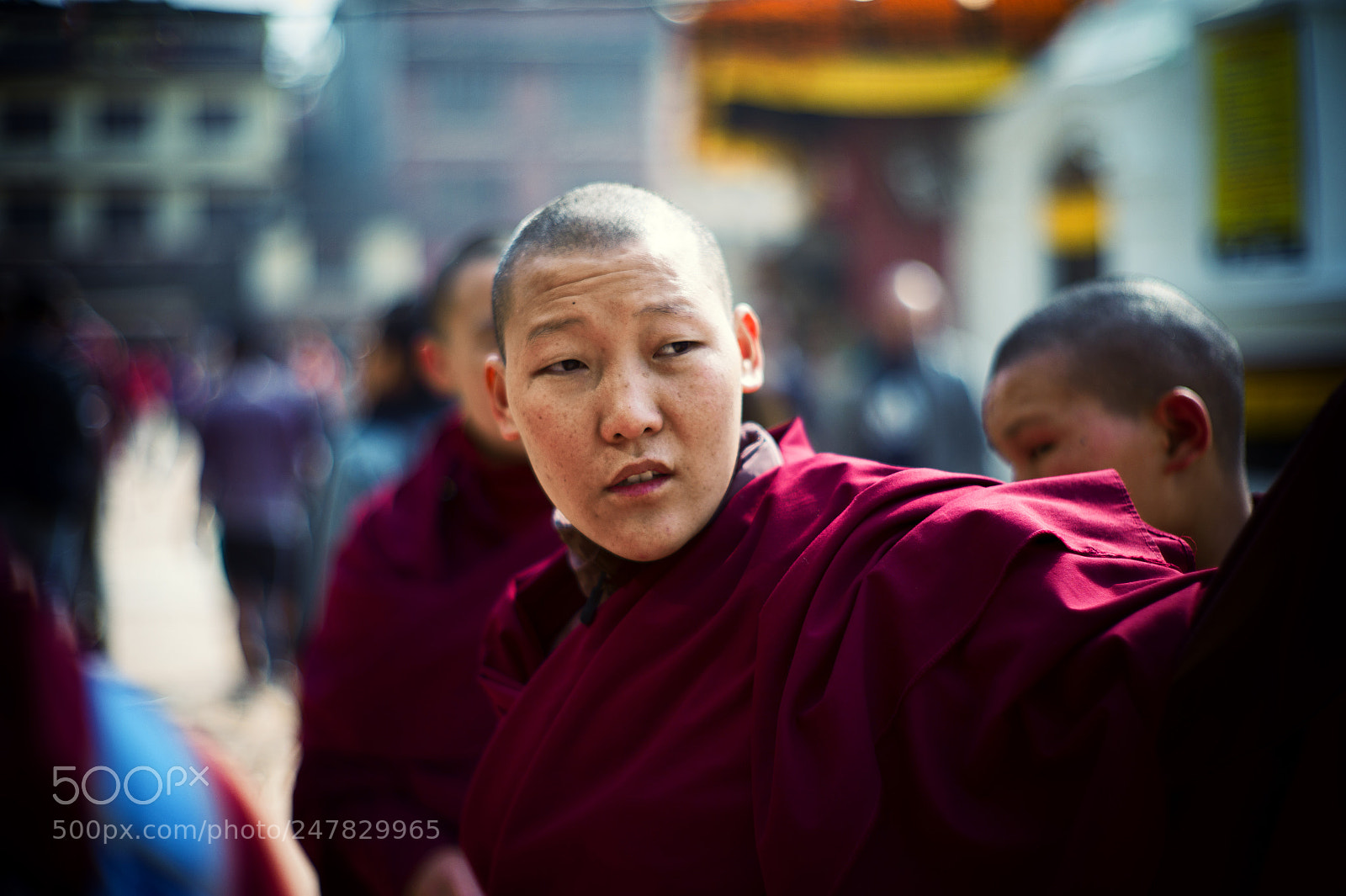 Leica M9 sample photo. Monk photography