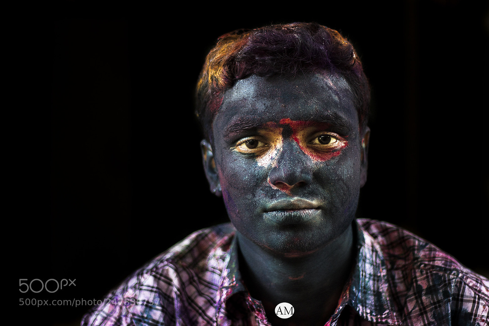 Canon EOS 600D (Rebel EOS T3i / EOS Kiss X5) sample photo. Coloured face photography