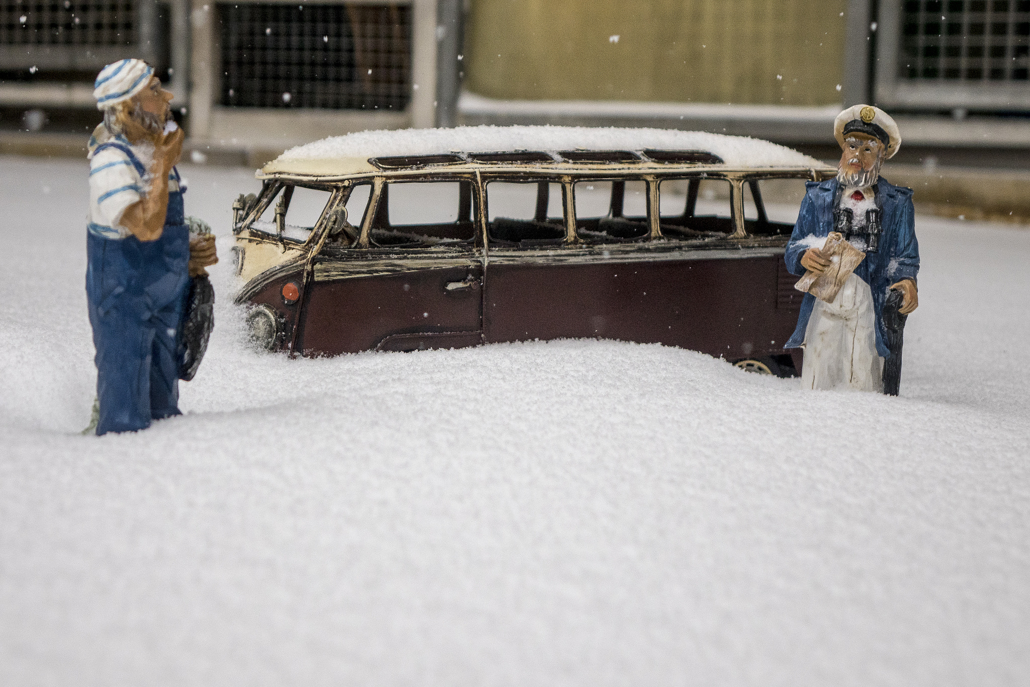 Sony Cyber-shot DSC-RX10 II sample photo. Stuck in the snow photography