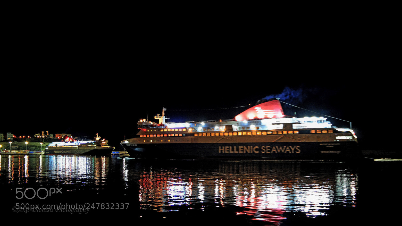 Nikon D5200 sample photo. Ro-ro passenger ship nissos photography