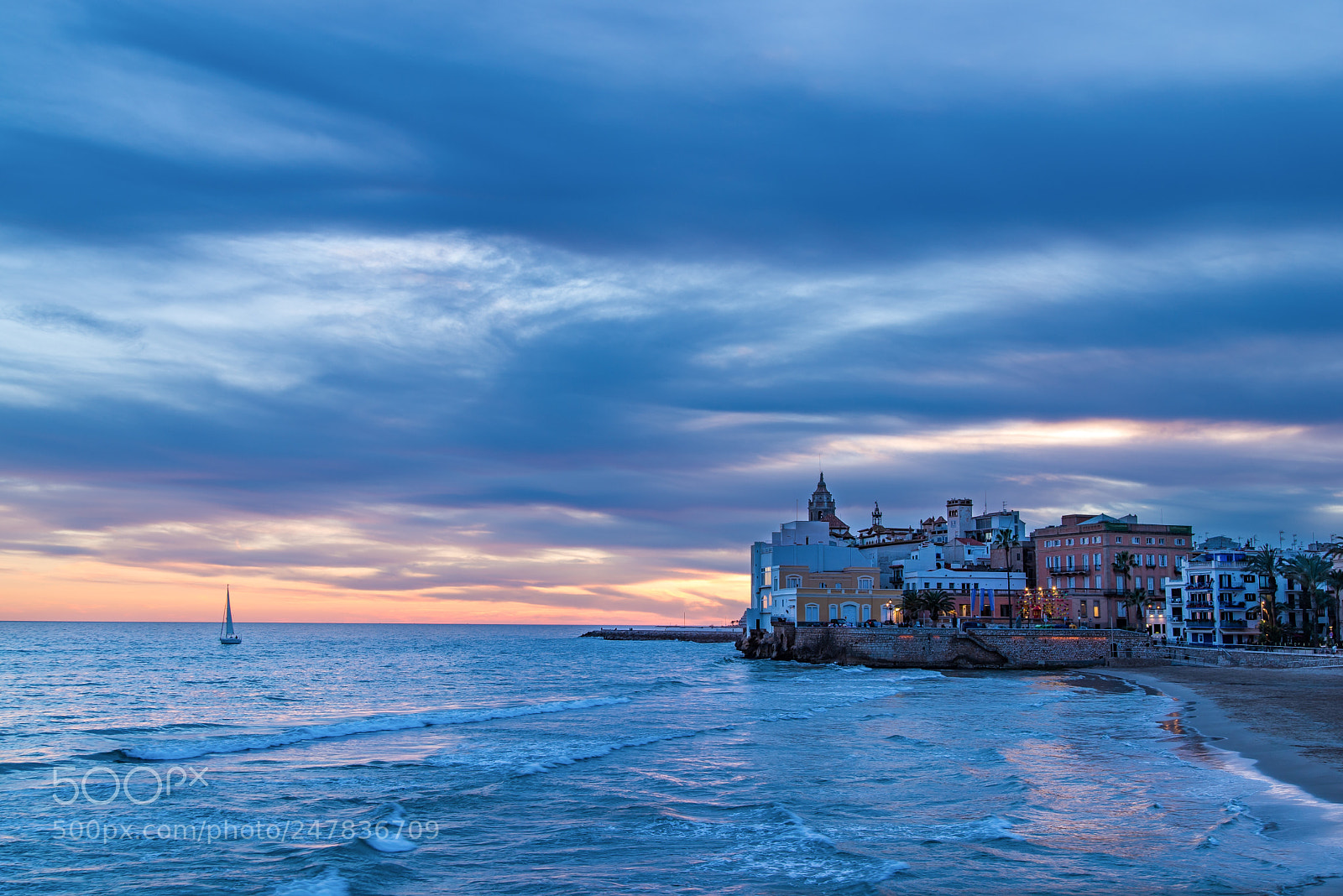 Nikon D610 sample photo. Sitges playa de sant photography